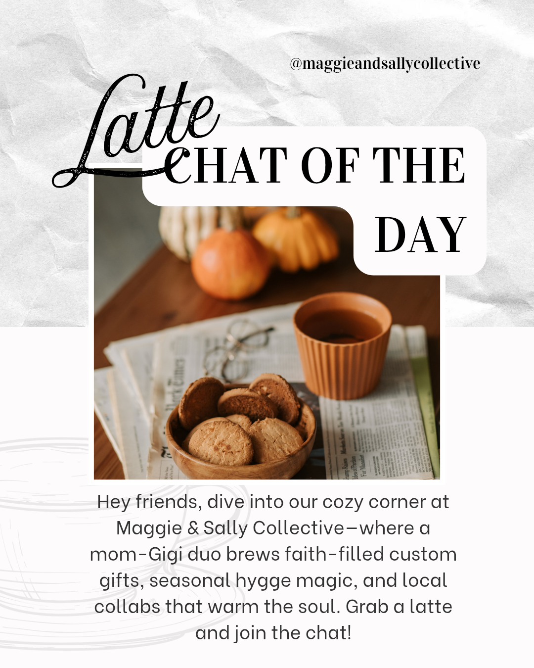 Latte Chat of the Day: Pausing to Savor the Holiday Magic (Before It Flies By!)