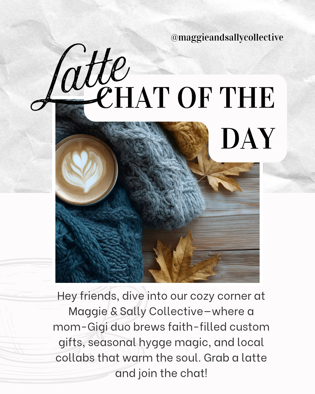 Saturday Latte Chat: Life's a Glitter Bomb—Messy, Magical, and Totally Worth the Weekend Cleanup!