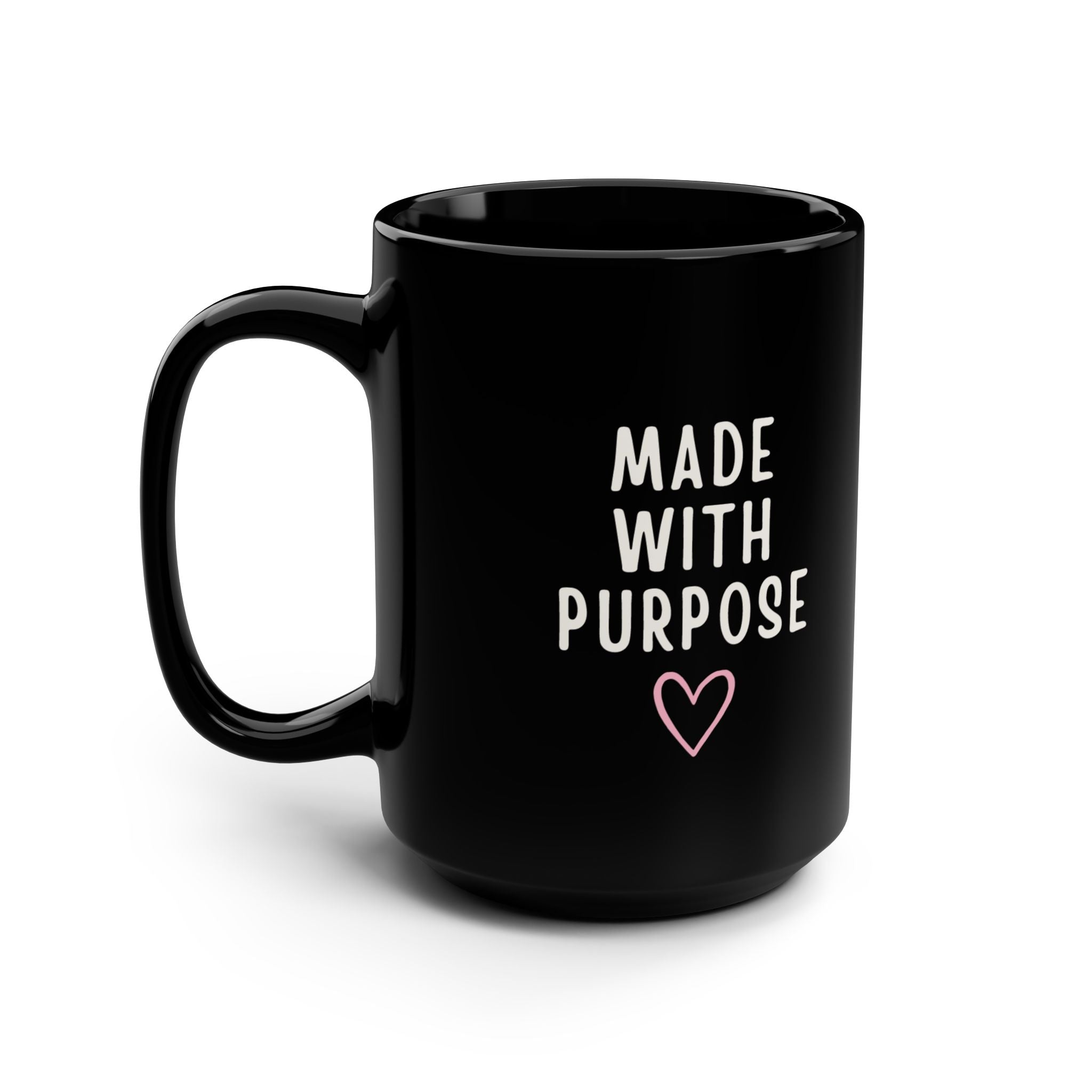Black Mug, 15oz