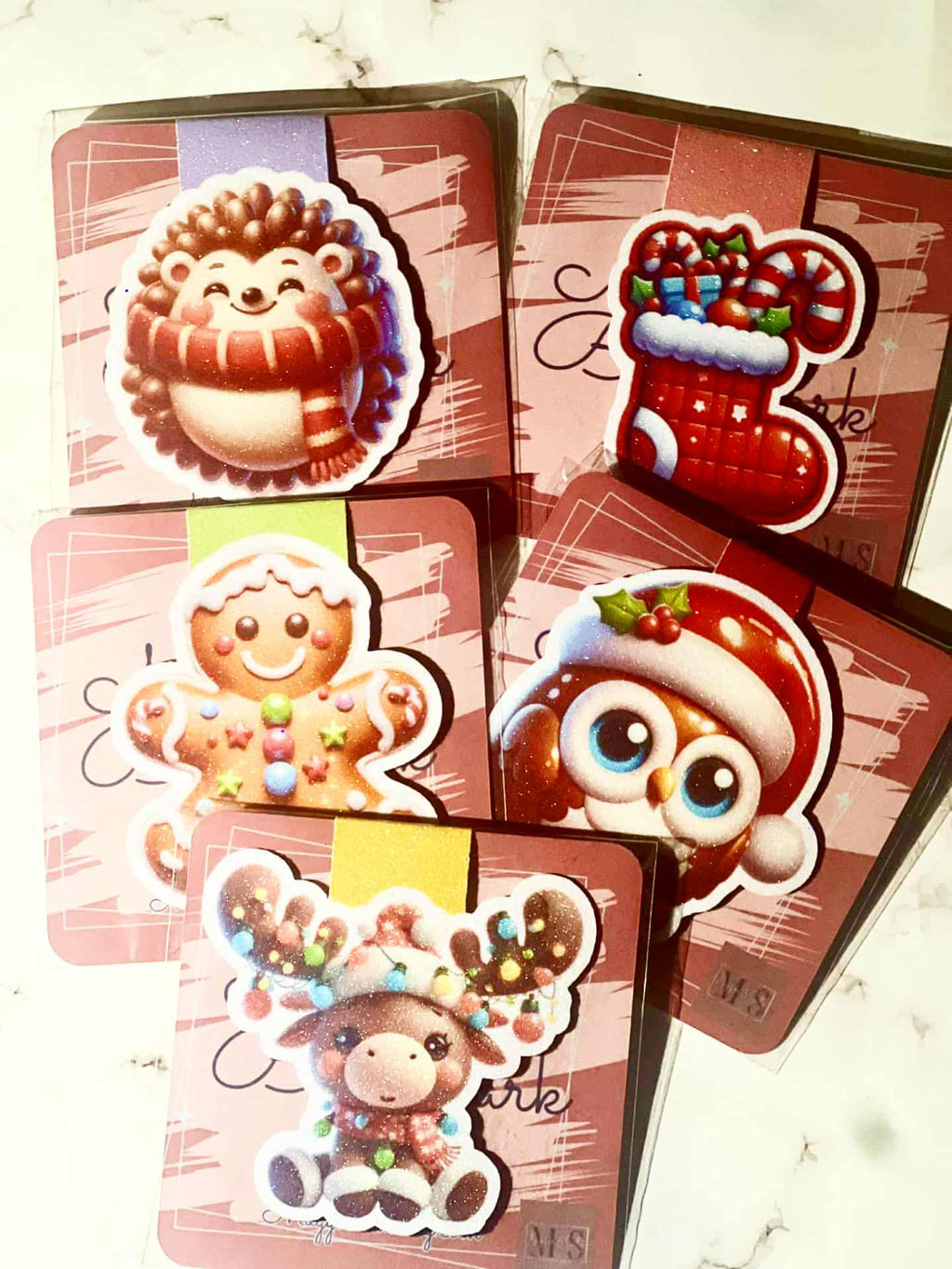 Glitter Critters Book Buddies Set of 5