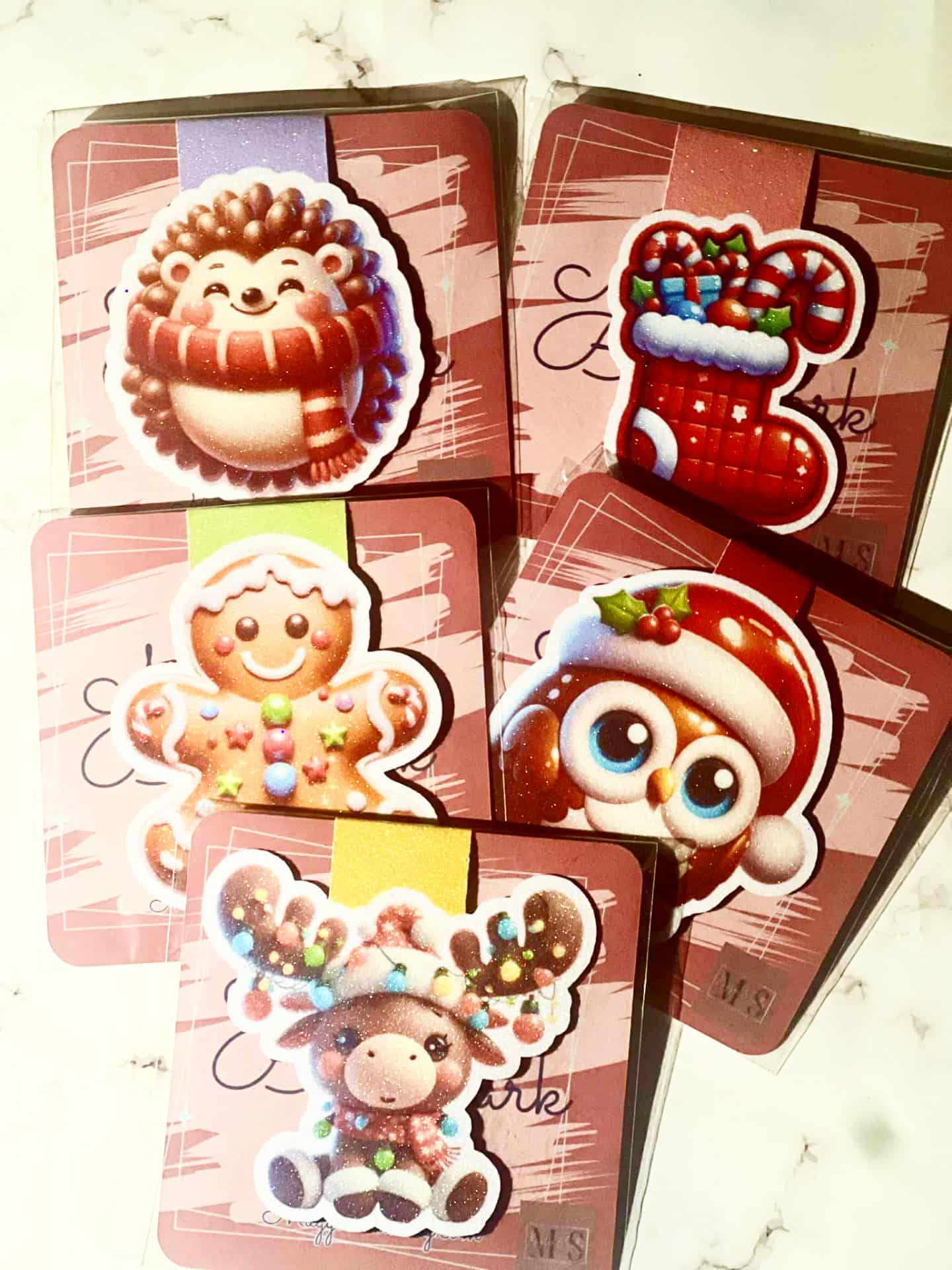 Glitter Critters Book Buddies Set of 5