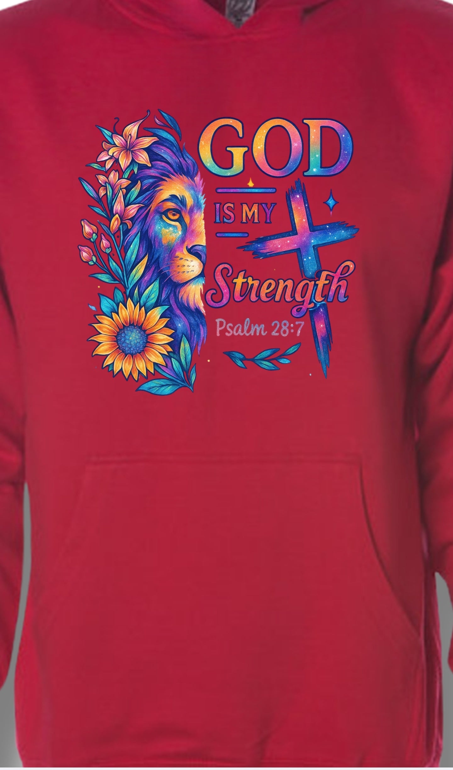 Pre-Order:God Is My Strength: Inspirational Hoodie