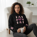 Pre-Order: Mocha Hearts & Bows Cozy Hoodie