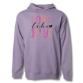 Pre-Order: Love Like Jesus Plum Hoodie