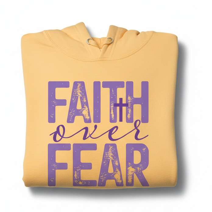 Pre-Order: Faith Over Fear Glow Hoodie