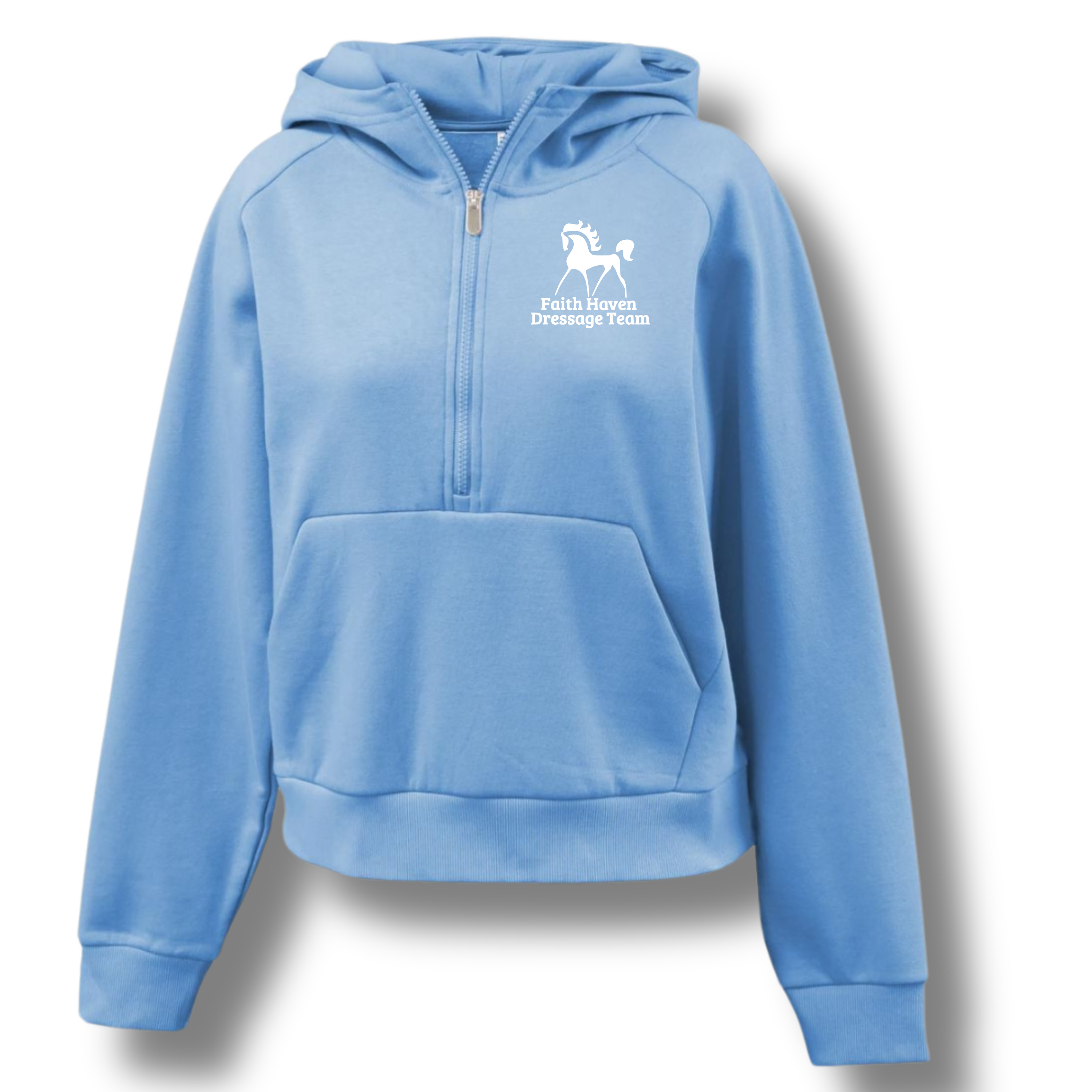 Faith Haven Women's Half-Zip Hoodie - Fleece Pullover