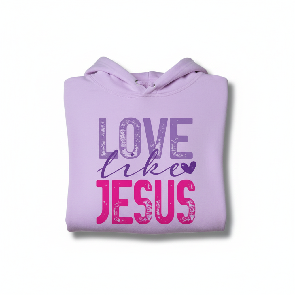 Pre-Order: Love Like Jesus Lavender Hoodie