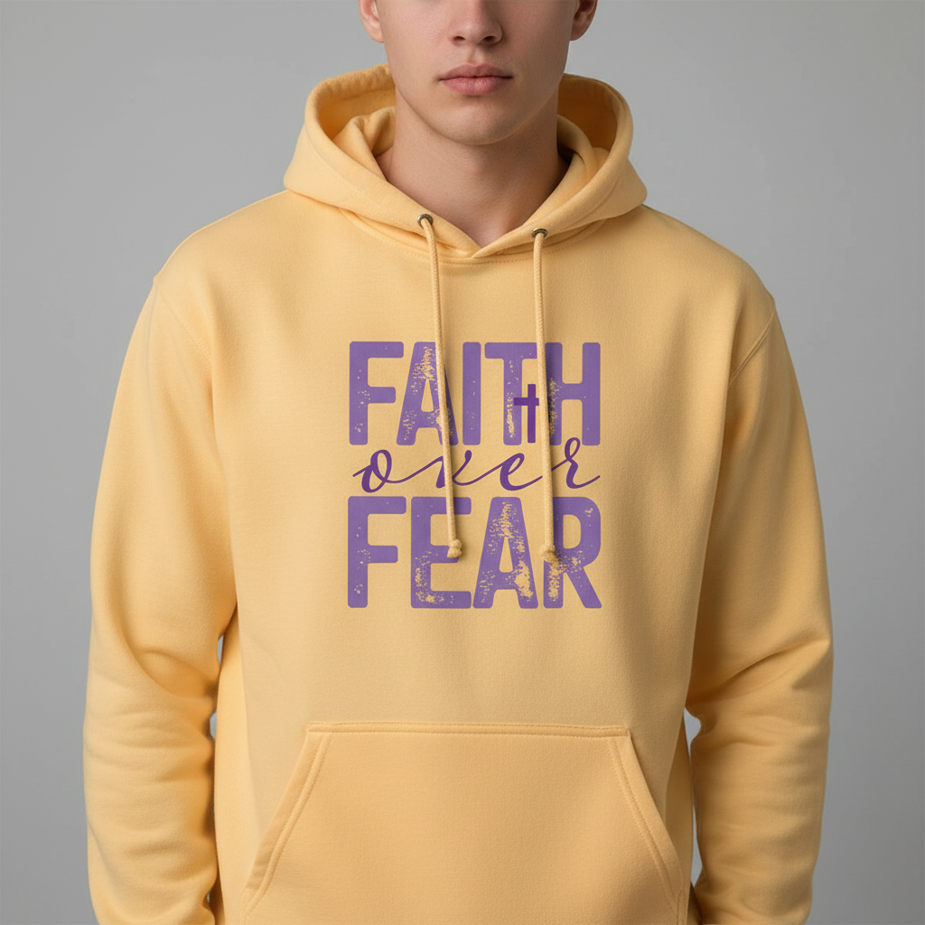 Pre-Order: Faith Over Fear Glow Hoodie