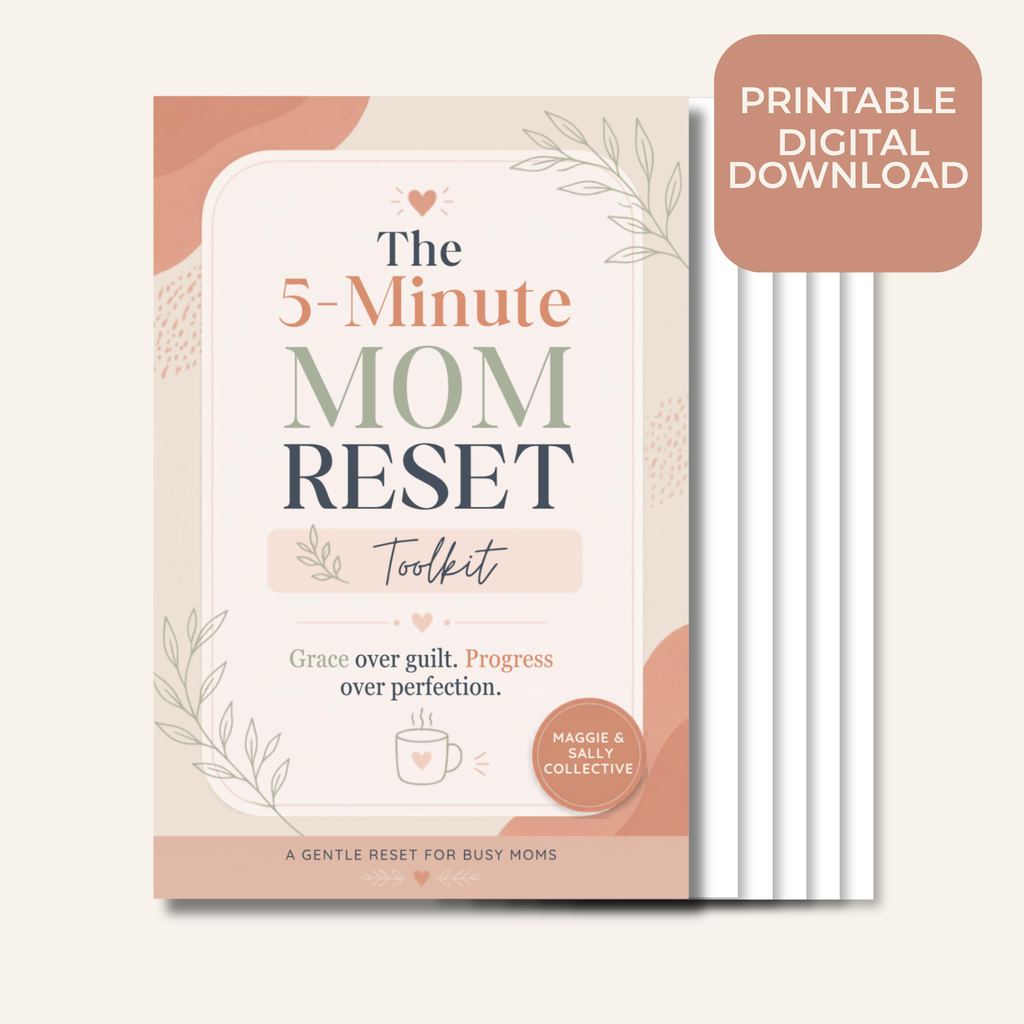 The 5-Minute Mom Reset | Printable Toolkit for Overwhelmed Moms