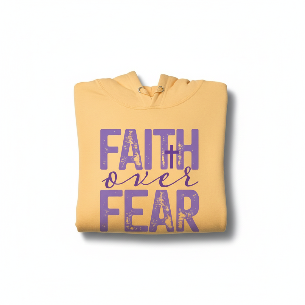 Pre-Order: Faith Over Fear Glow Hoodie